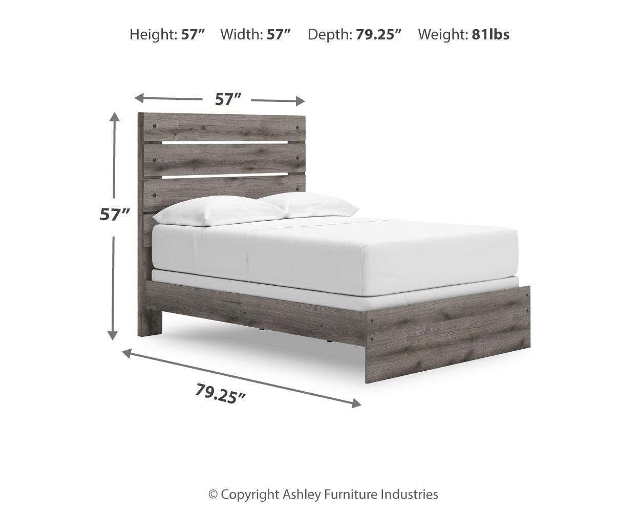 Graystorm Panel Bed