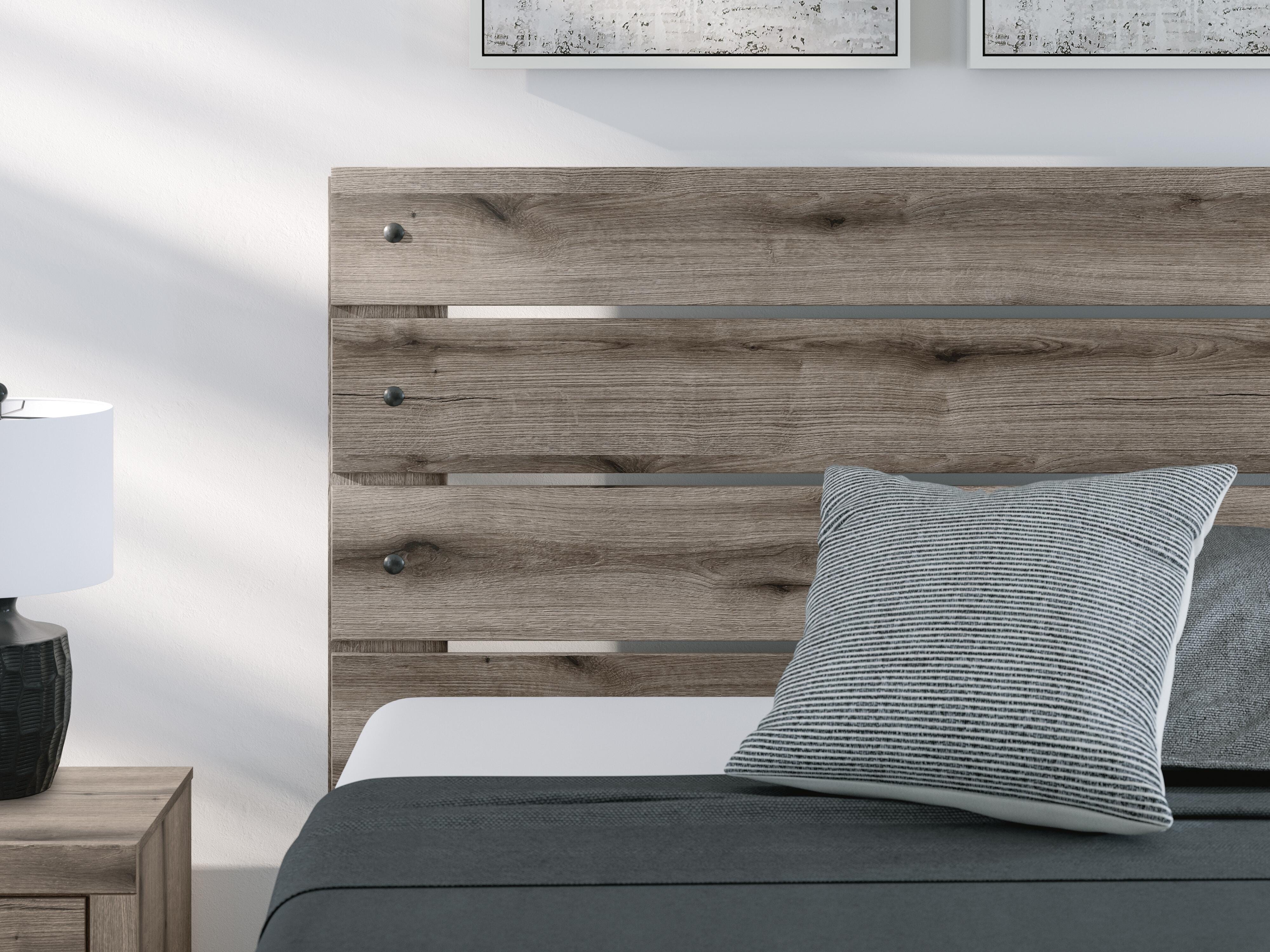 Graystorm Panel Bed, Dresser and Nightstand