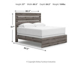 Graystorm Panel Bed, Dresser and Mirror