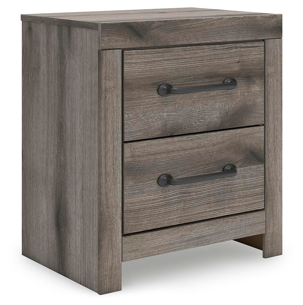 Graystorm Panel Bed, Dresser, Mirror and 2 Nightstands