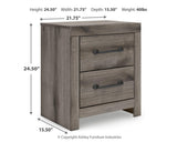 Graystorm Panel Bed, Dresser, Mirror and Nightstand