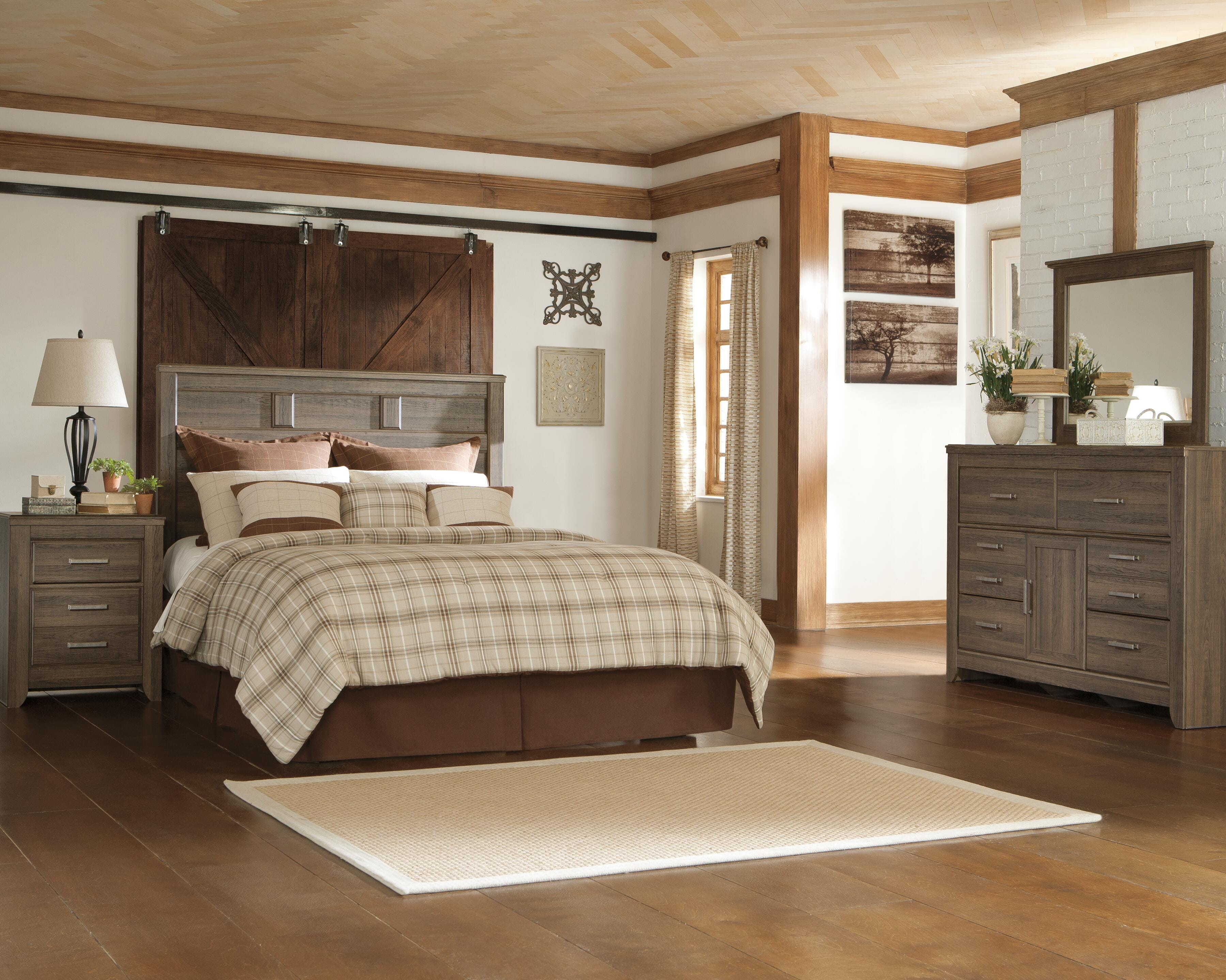 Juararo Panel Headboard with Dresser