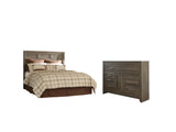 Juararo Panel Headboard with Dresser