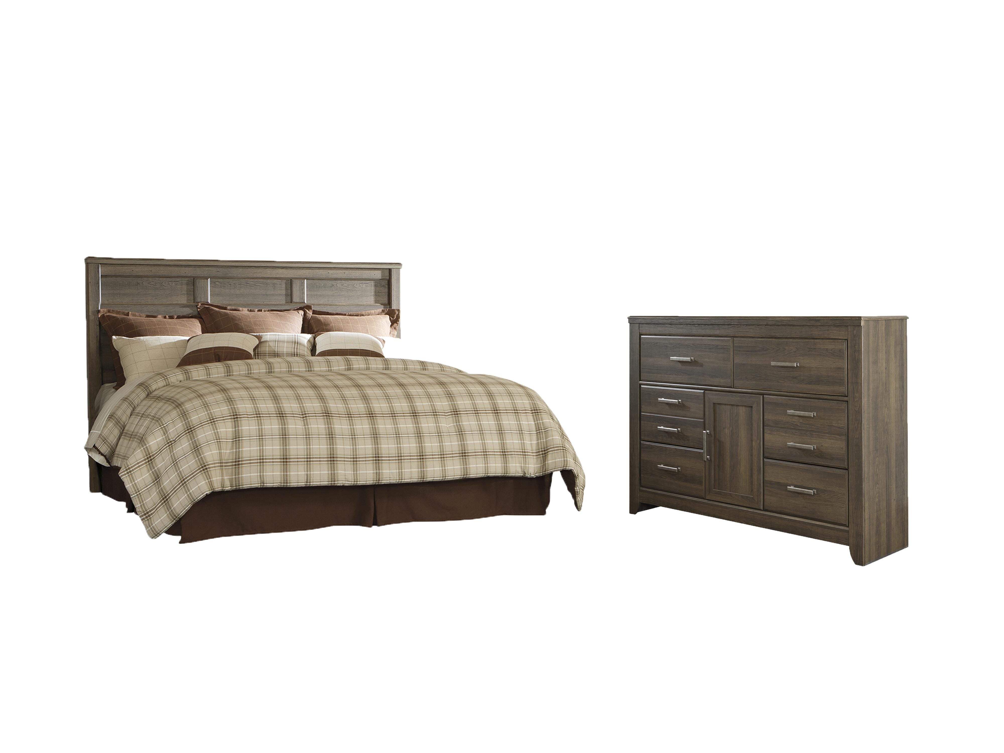 Juararo Panel Headboard with Dresser