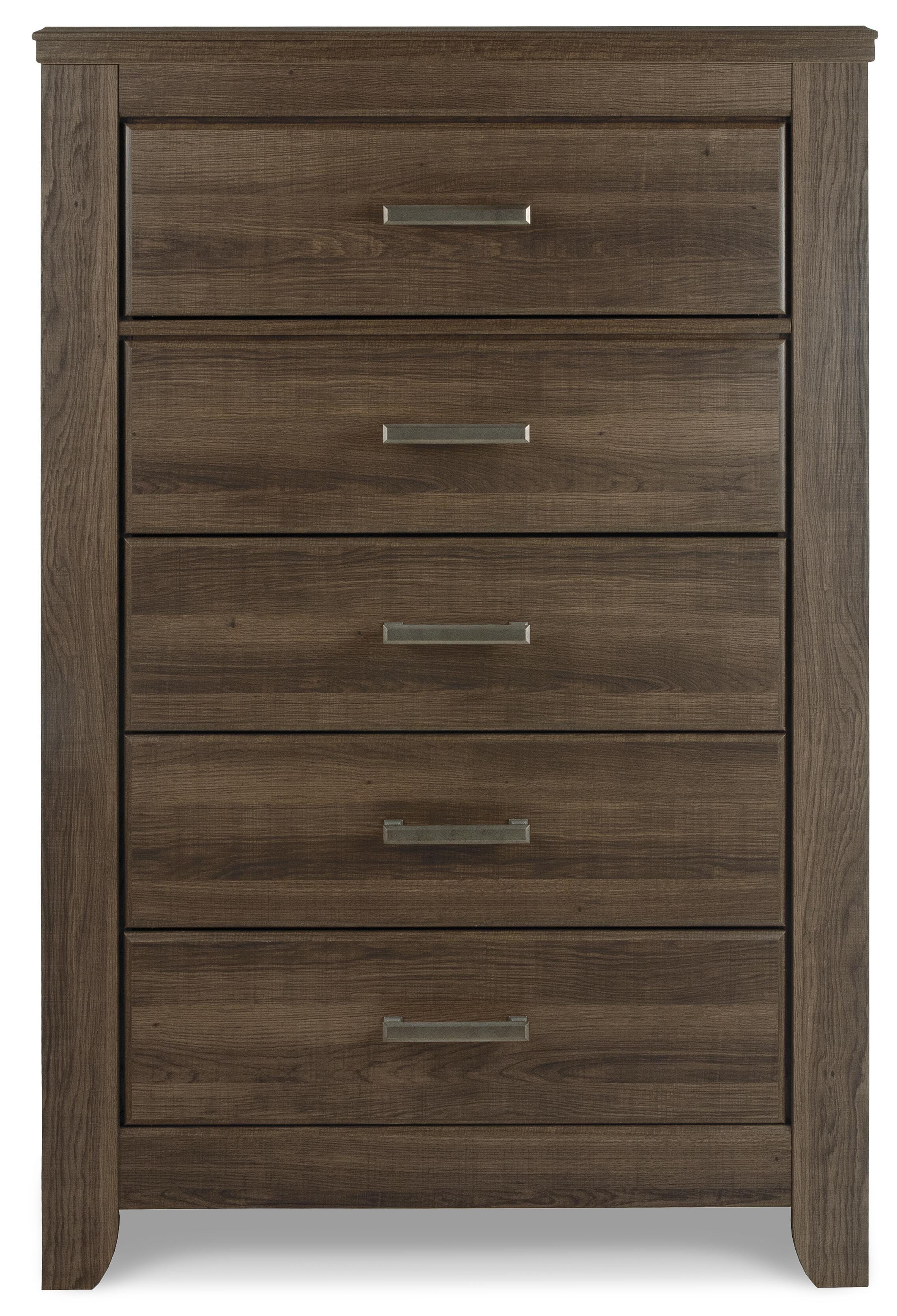 Juararo Panel Headboard with Mirrored Dresser and Chest