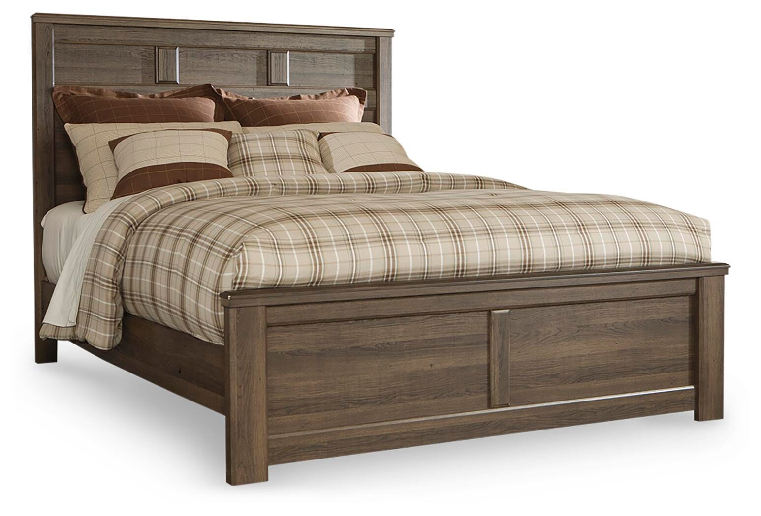 Everton Panel Bed, Dresser, Mirror and Nightstand