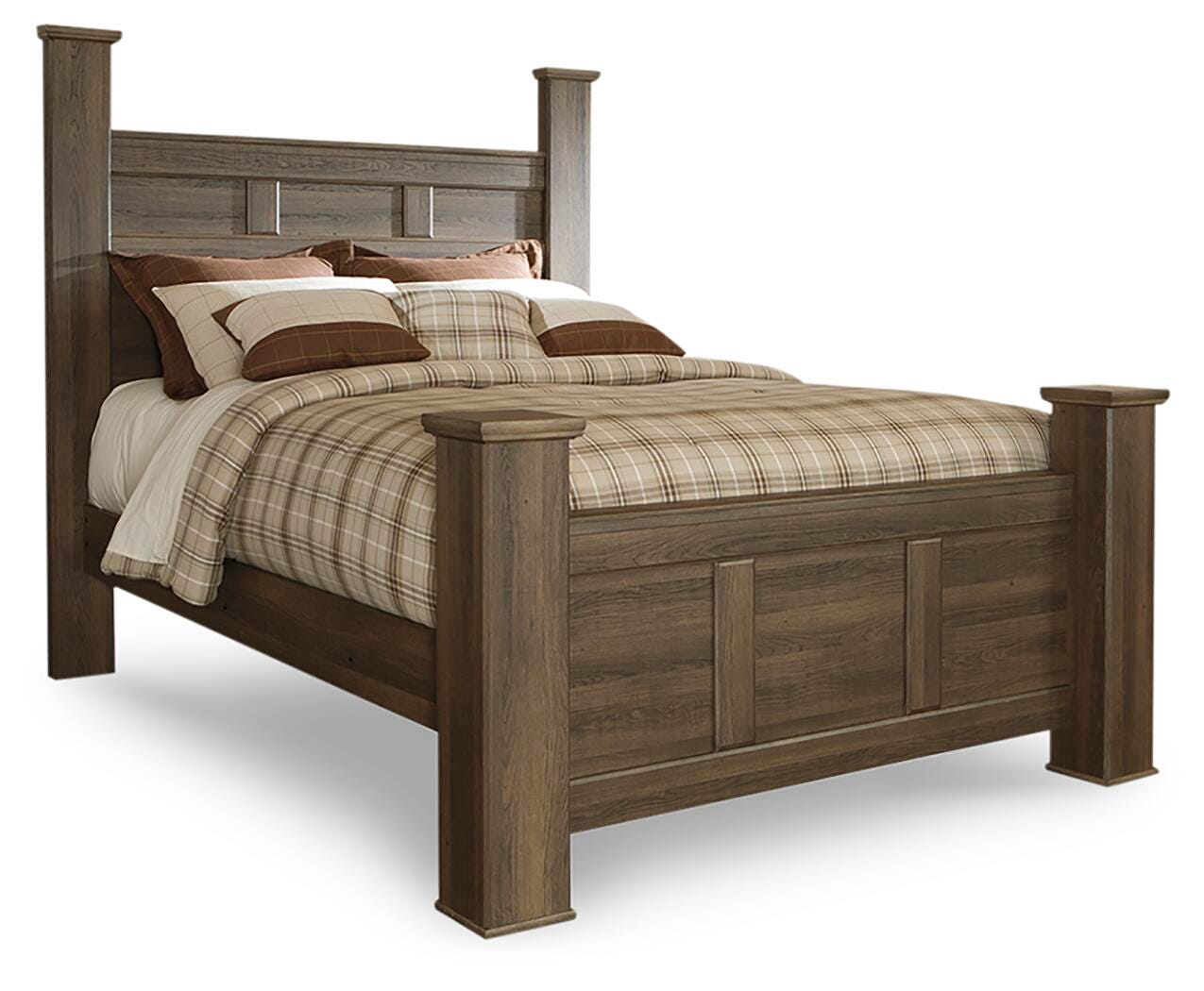 Juararo Poster Bed and 2 Nightstands