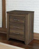 Juararo Poster Bed with Mirrored Dresser and 2 Nightstands