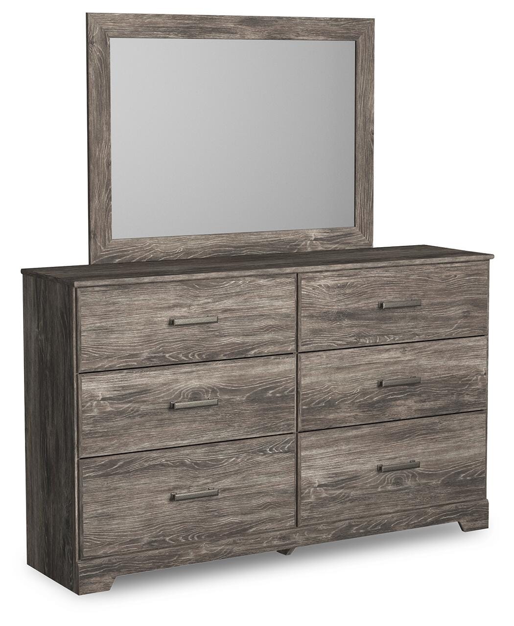 Ralinksi Panel Bed with Mirrored Dresser and Chest