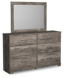 Ralinksi Panel Bed with Mirrored Dresser, Chest and 2 Nightstands