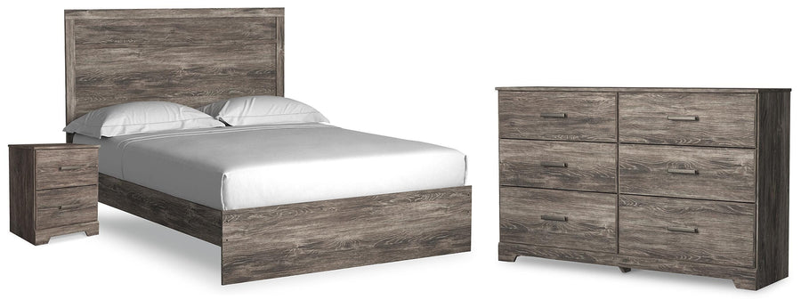 Ralinksi Panel Bed with Dresser and Nightstand
