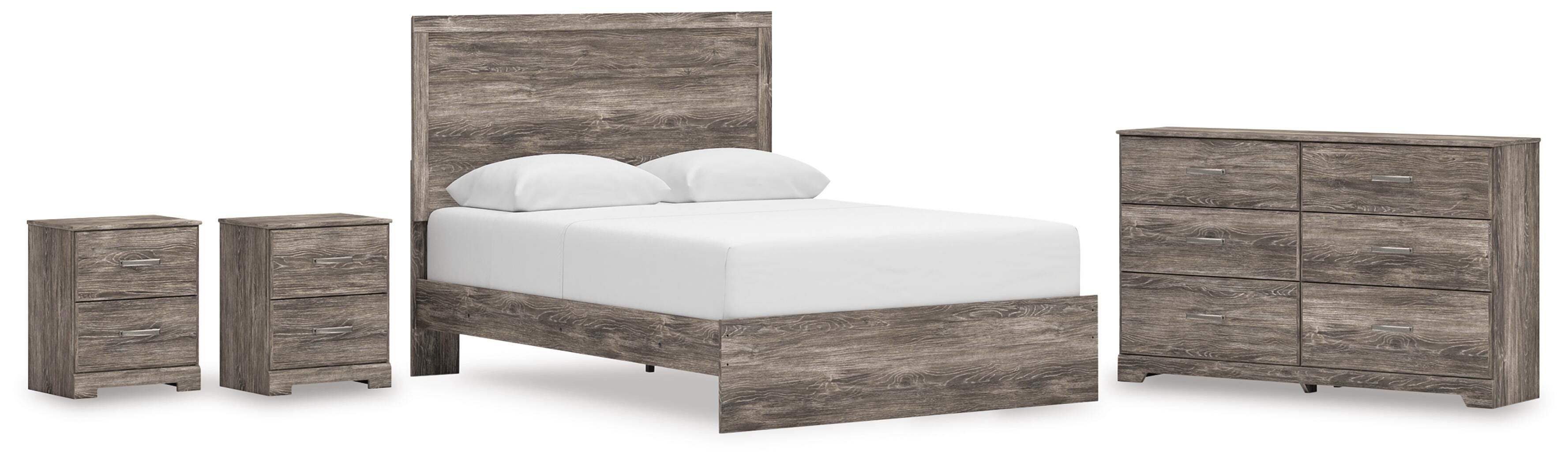 Ralinksi Panel Bed, Dresser and 2 Nightstands