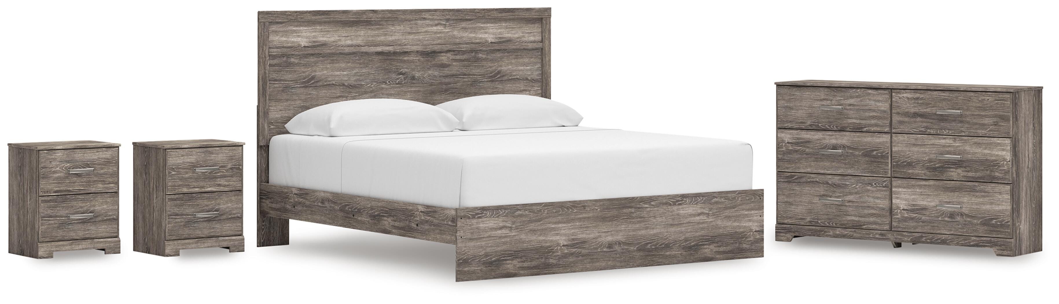 Ralinksi Panel Bed, Dresser and 2 Nightstands