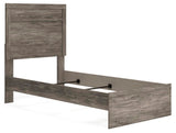 Ralinksi Panel Bed with Mirrored Dresser and 2 Nightstands