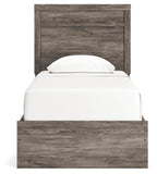 Ralinksi Panel Bed and Nightstand