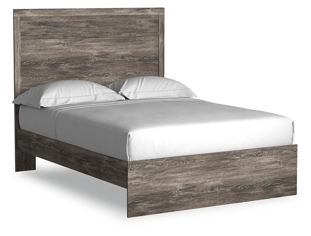 Ralinksi Panel Bed with Mirrored Dresser, Chest and 2 Nightstands