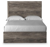 Ralinksi Panel Bed and 2 Nightstands