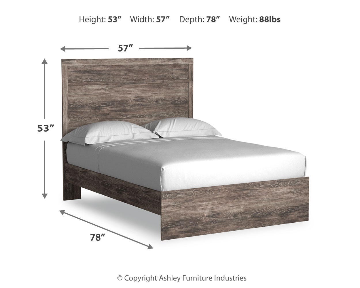 Ralinksi Panel Bed with Mirrored Dresser and Chest