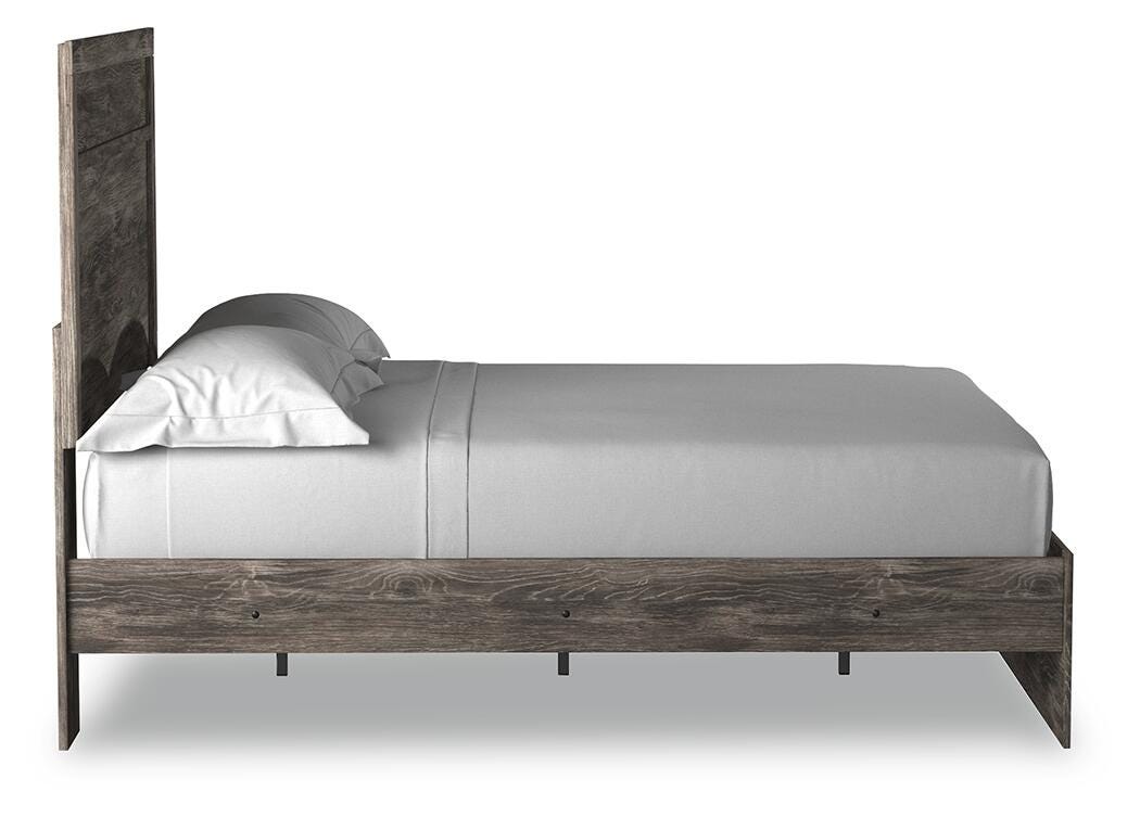 Ralinksi Panel Bed with Mirrored Dresser, Chest and Nightstand