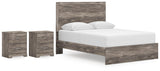 Whitlock Panel Bed and 2 Nightstands