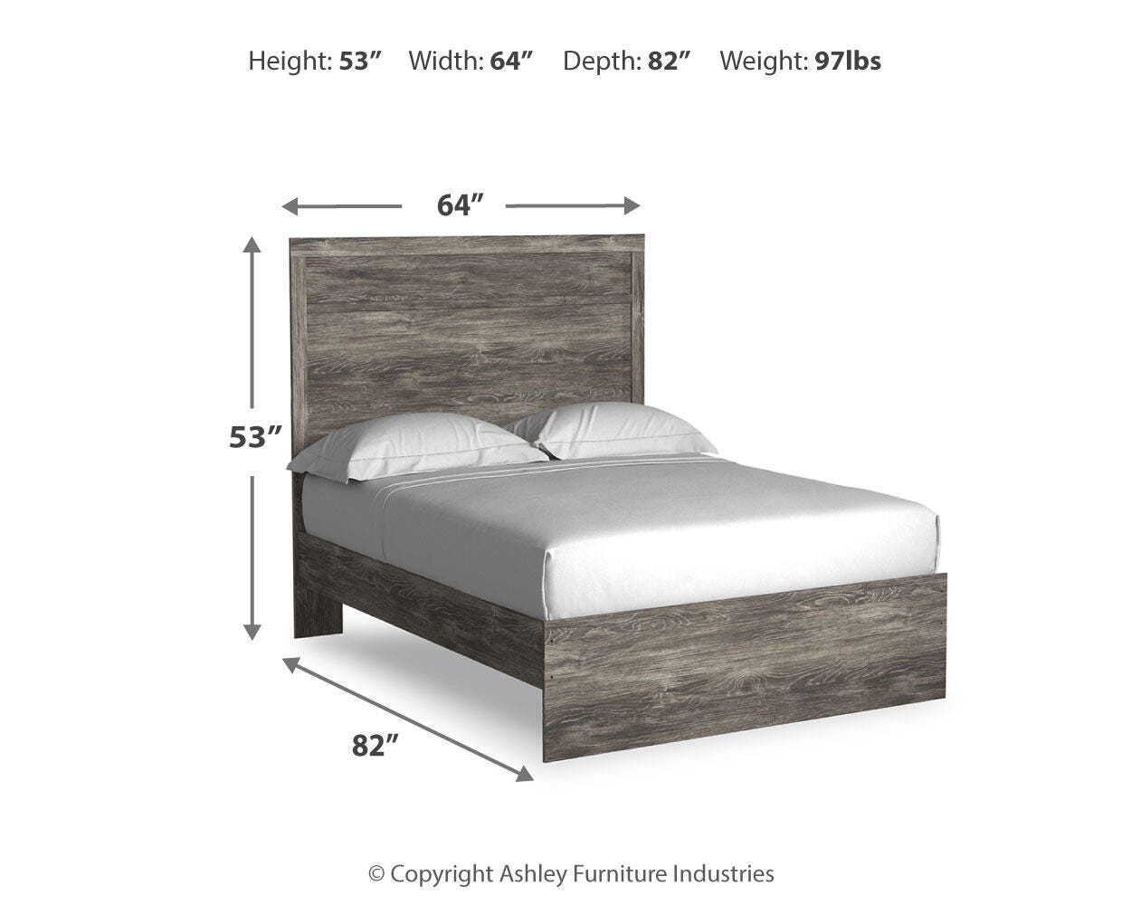 Ralinksi Panel Bed with Dresser