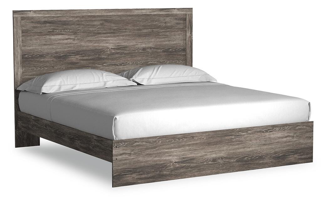 Ralinksi Panel Bed and 2 Nightstands