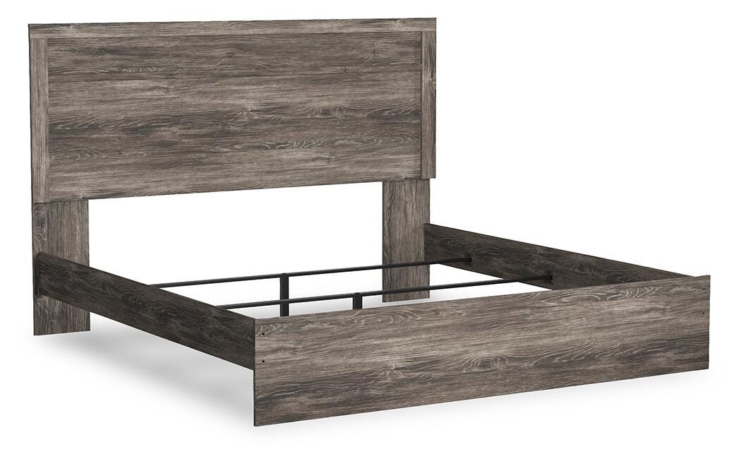 Ralinksi Panel Bed with Mirrored Dresser, Chest and 2 Nightstands
