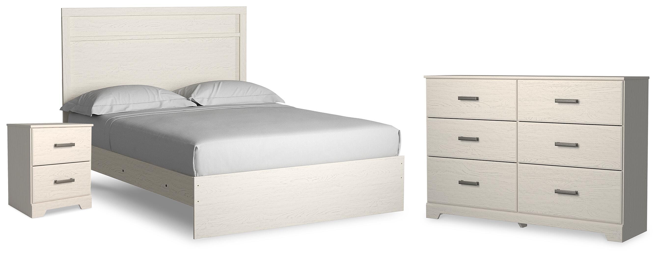 Stelsie Panel Bed with Dresser and Nightstand