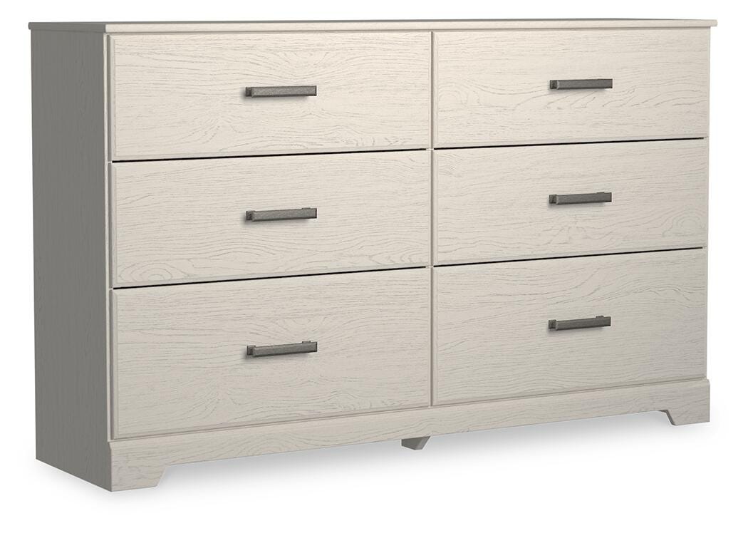 Stelsie Panel Bed with Dresser and Nightstand