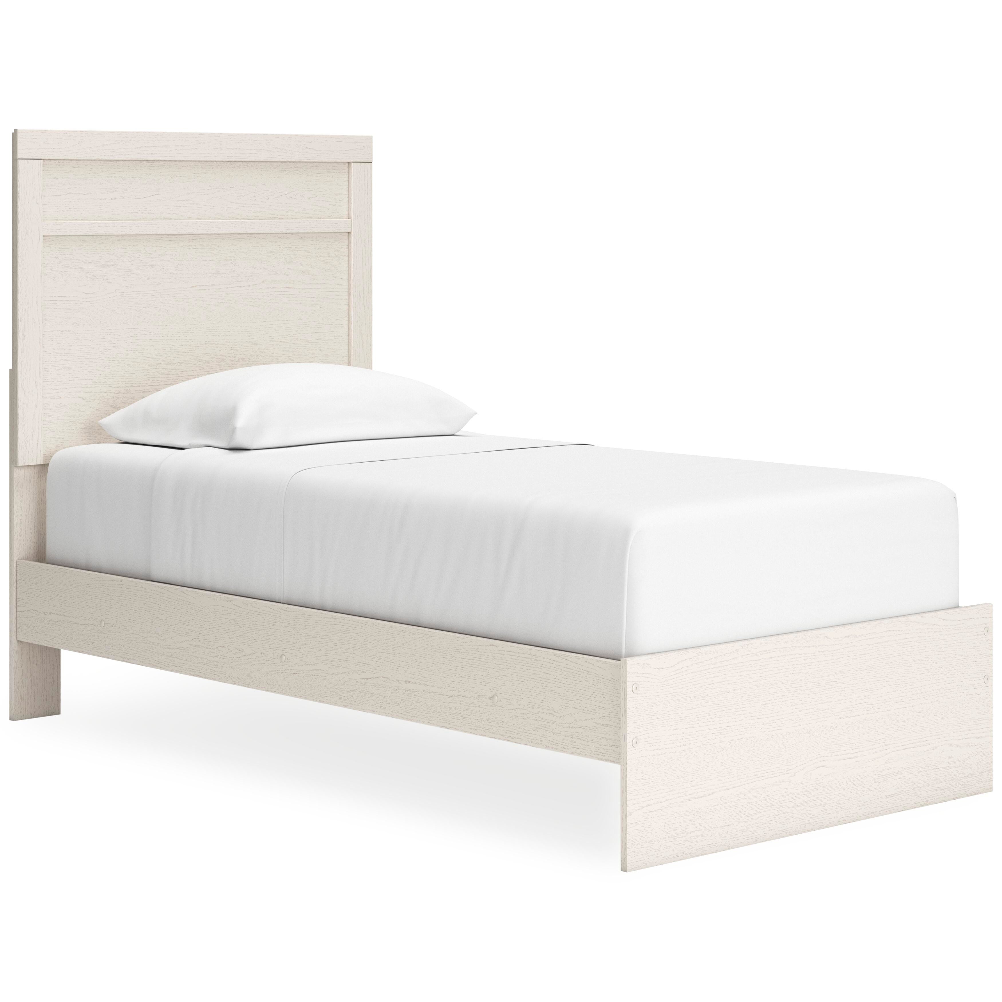 Wexley Panel Bed with Mirrored Dresser