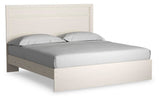 Stelsie Panel Bed and Nightstand