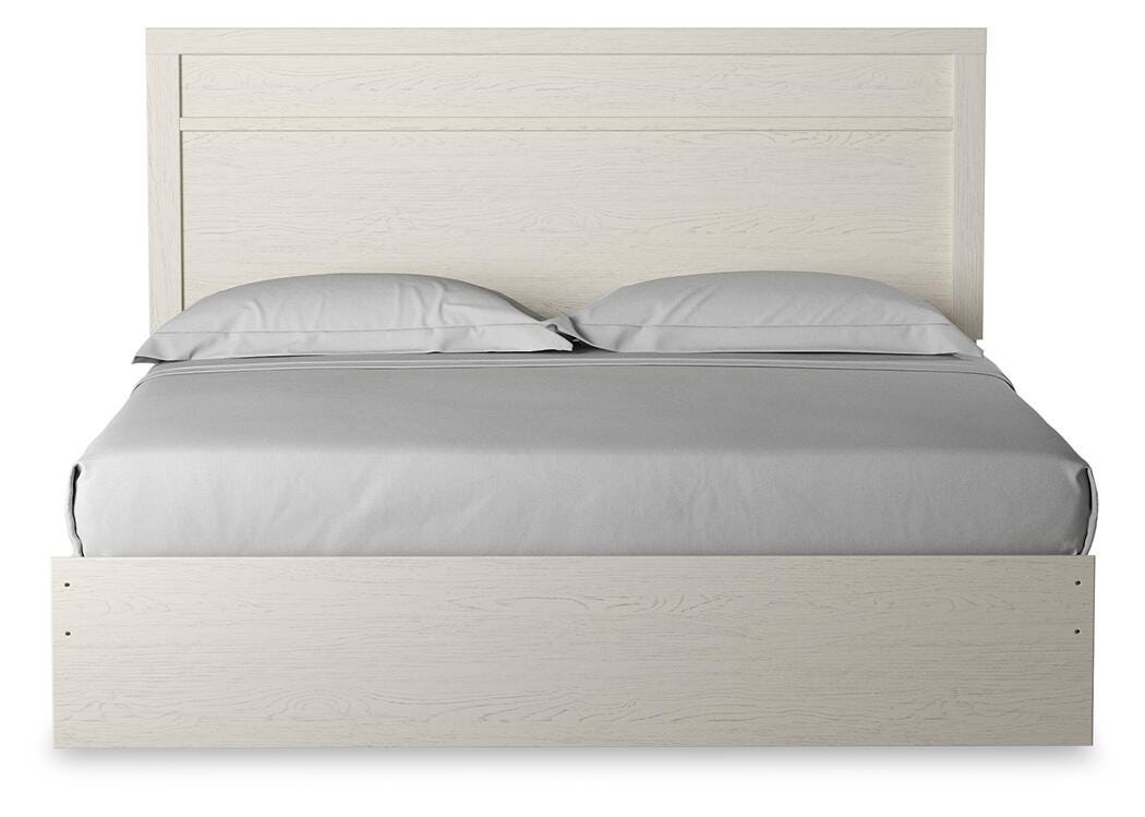 Wexley Panel Bed with Dresser, Mirror and Nightstand