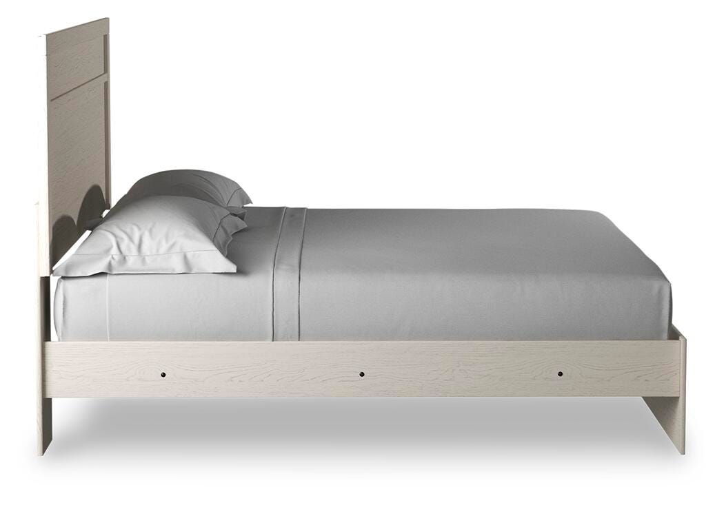 Stelsie Panel Bed and Nightstand