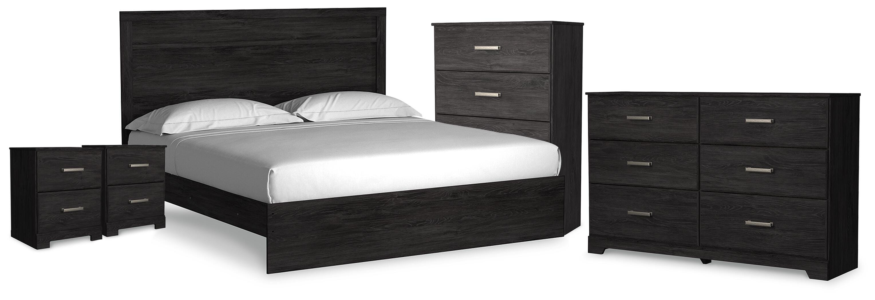 Belachime Panel Bed, Dresser, Chest and 2 Nightstands