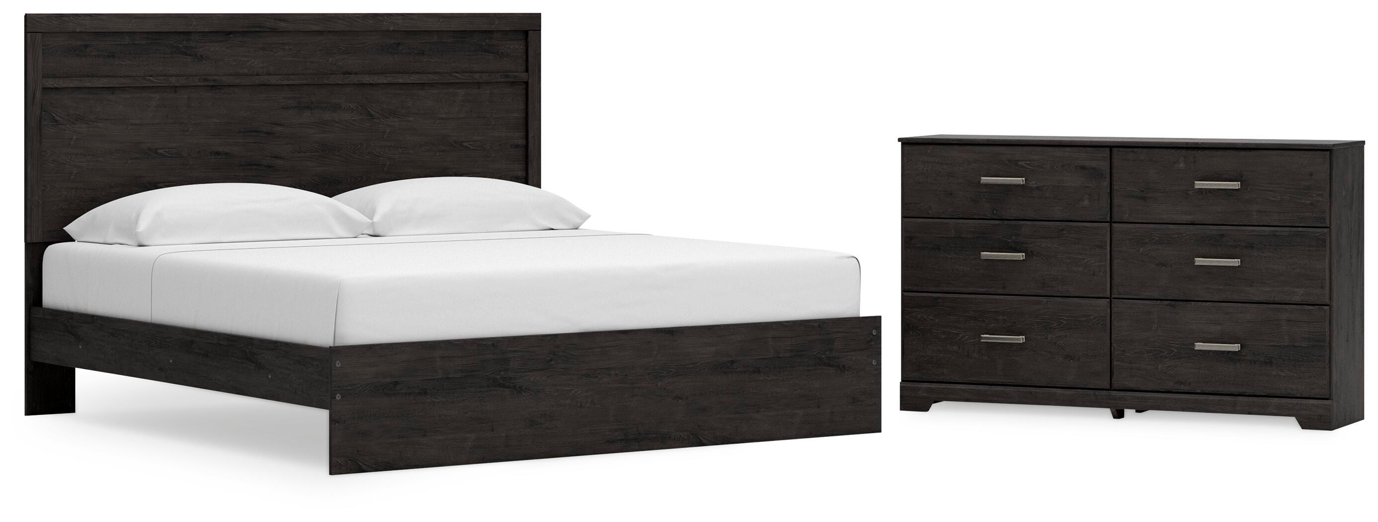 Belachime Panel Bed with Dresser