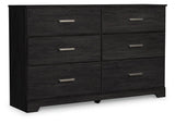 Belachime Panel Bed with Dresser