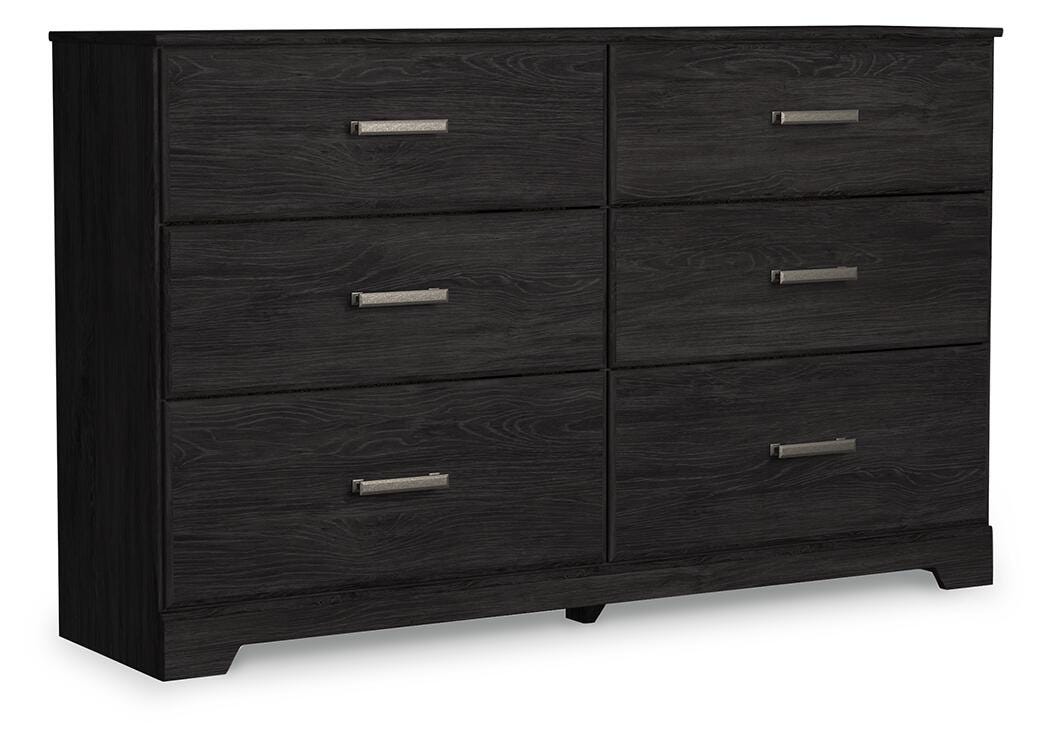 Belachime Panel Bed with Dresser and 2 Nightstands