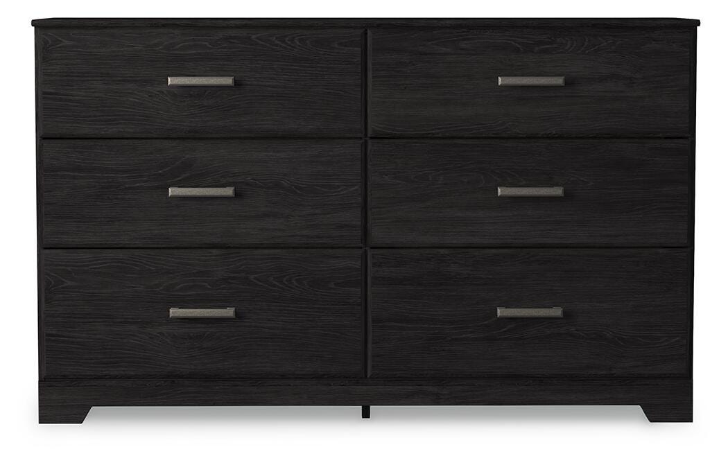 Belachime Panel Bed with Dresser and Nightstand