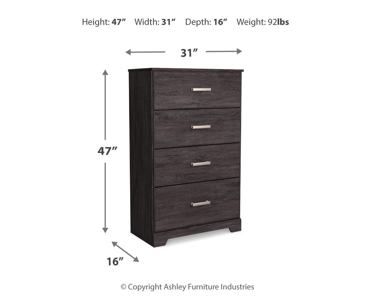 Belachime Panel Bed with Mirrored Dresser, Chest and 2 Nightstands