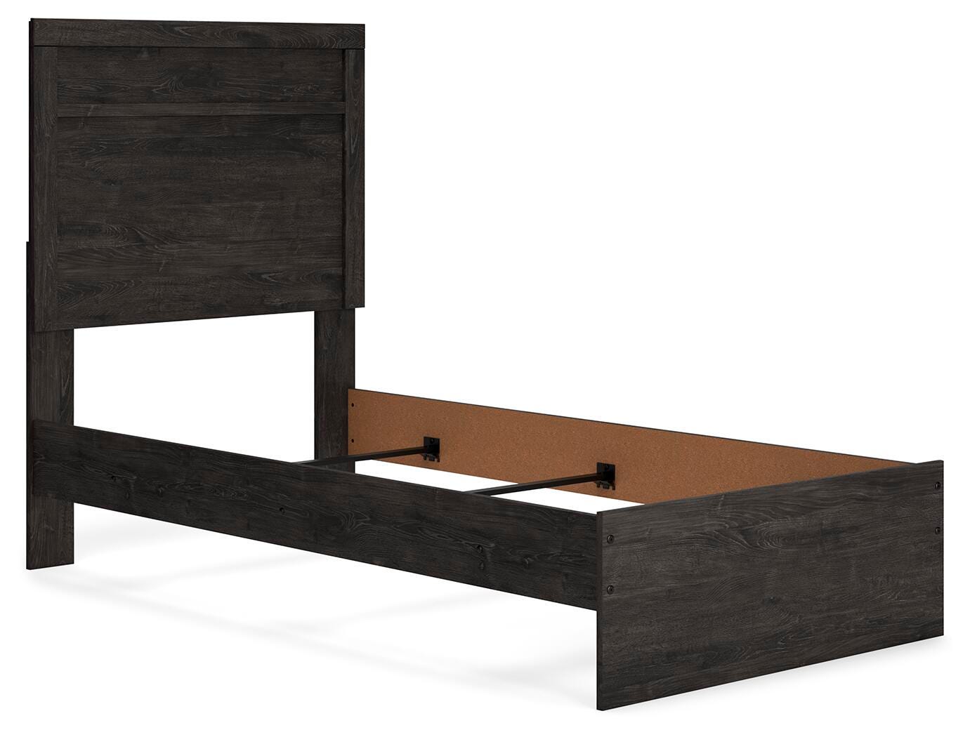Rosendale Panel Bed with Mirrored Dresser