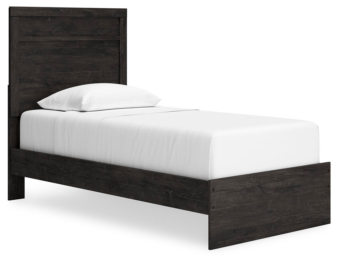 Rosendale Panel Bed with Mirrored Dresser