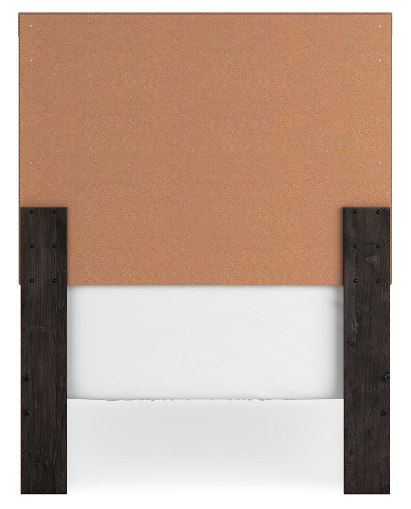 Belachime Panel Bed with Nightstand