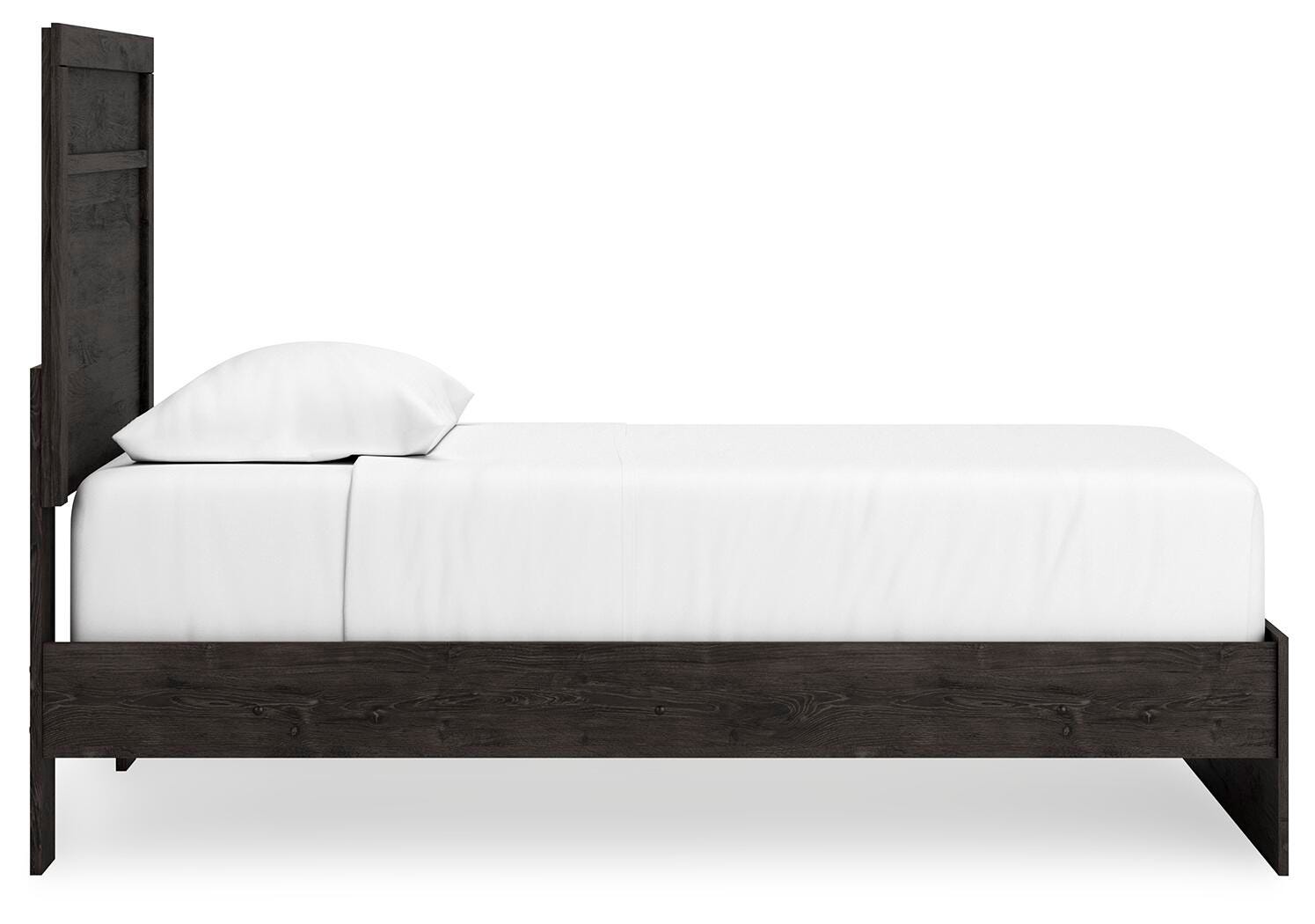 Belachime Panel Bed with Nightstand