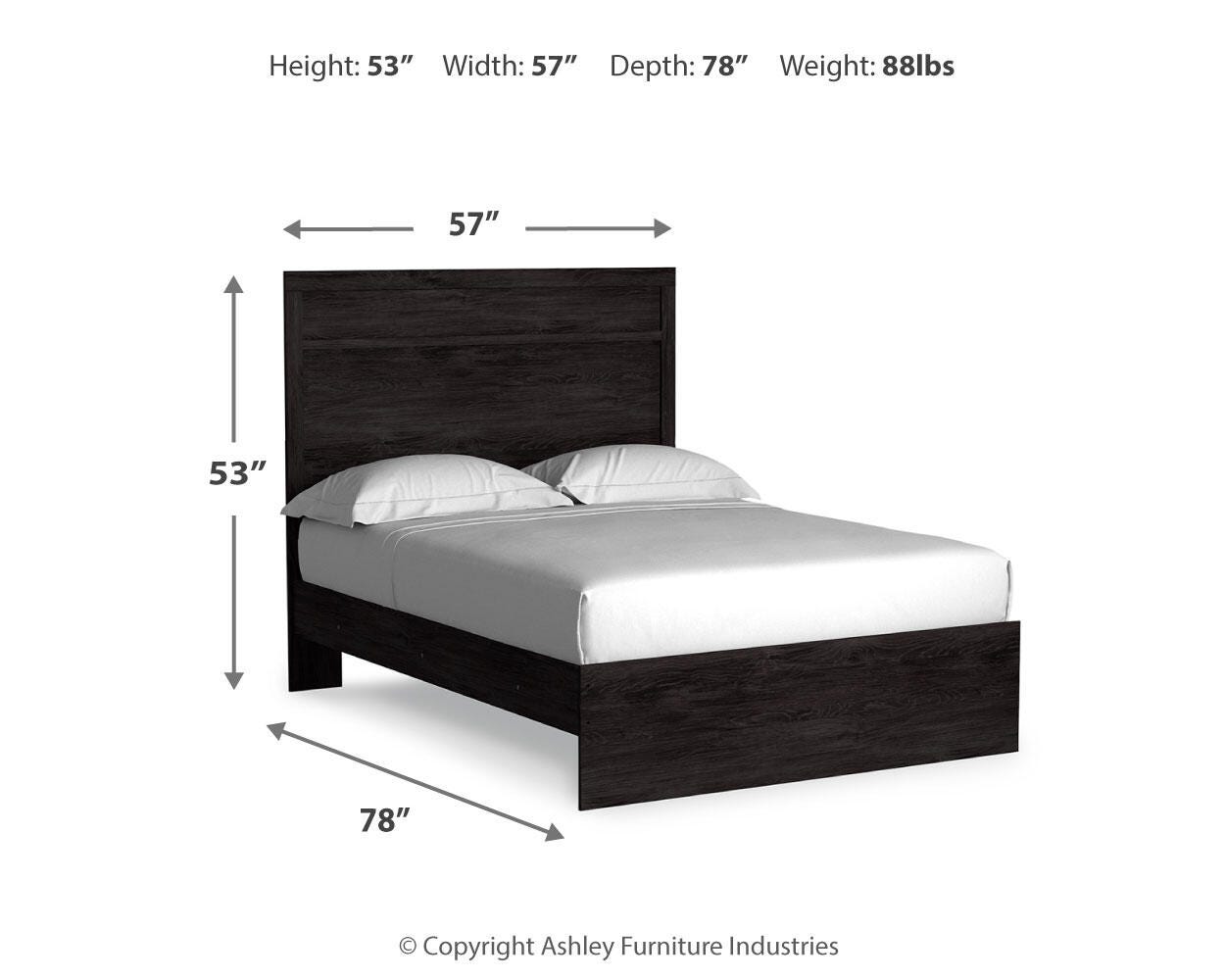 Belachime Panel Bed