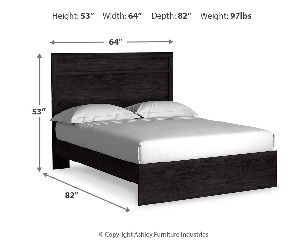 Belachime Panel Bed