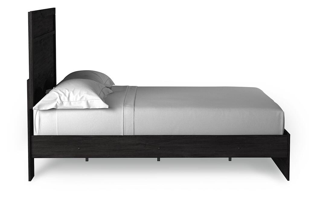Belachime Panel Bed with Nightstand