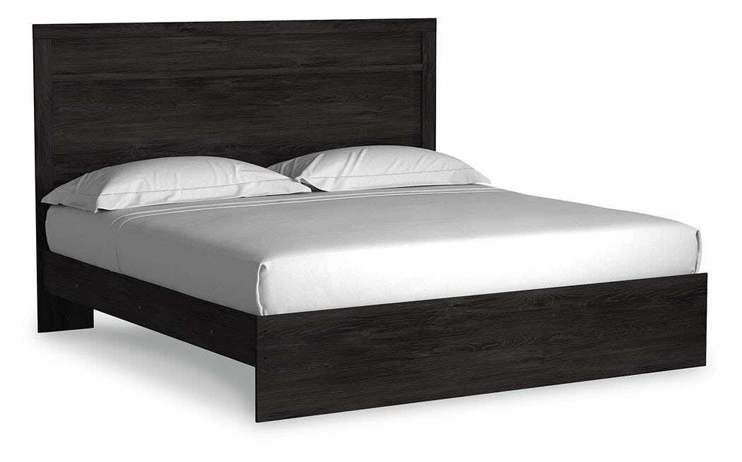 Rosendale Panel Bed with Mirrored Dresser and Chest