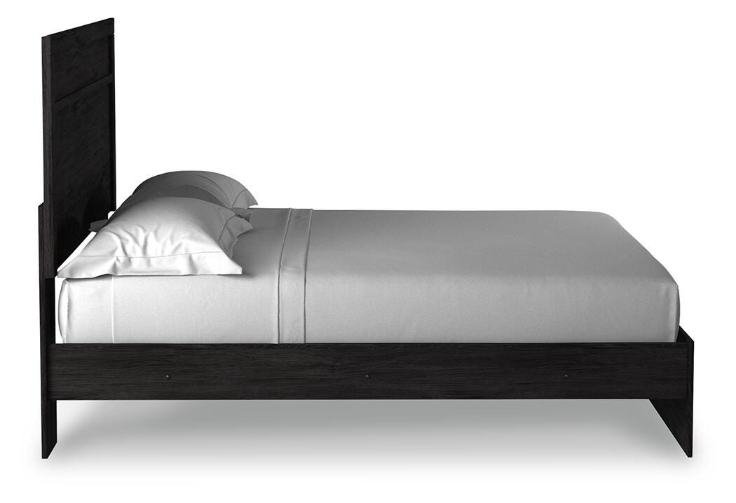 Belachime Panel Bed with 2 Nightstands