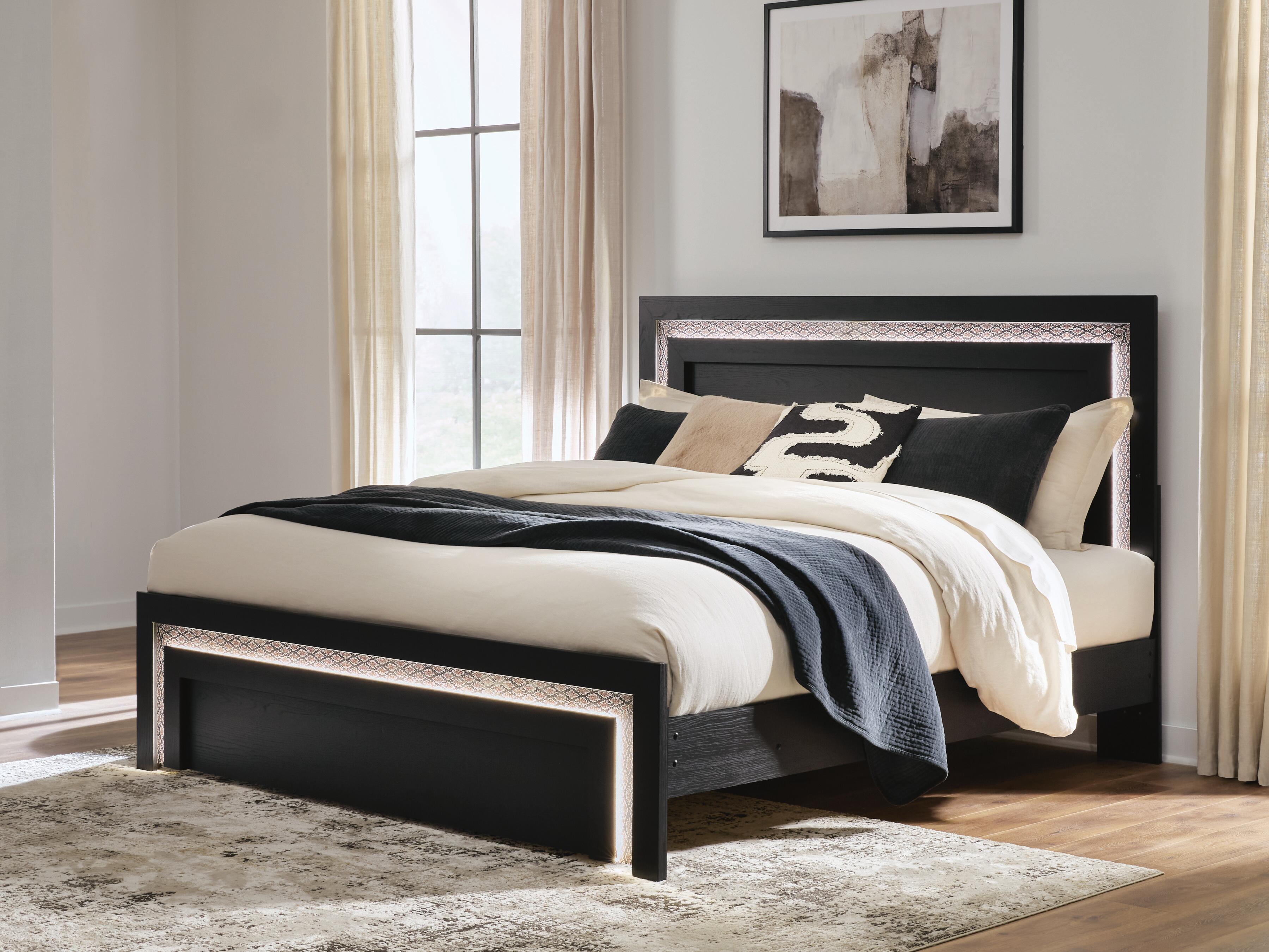 Brizmore Panel Bed