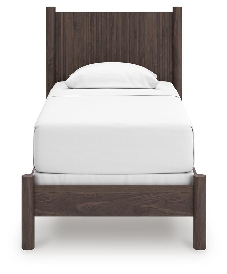 Pamytta Panel Bed, Dresser, Mirror and Nightstand